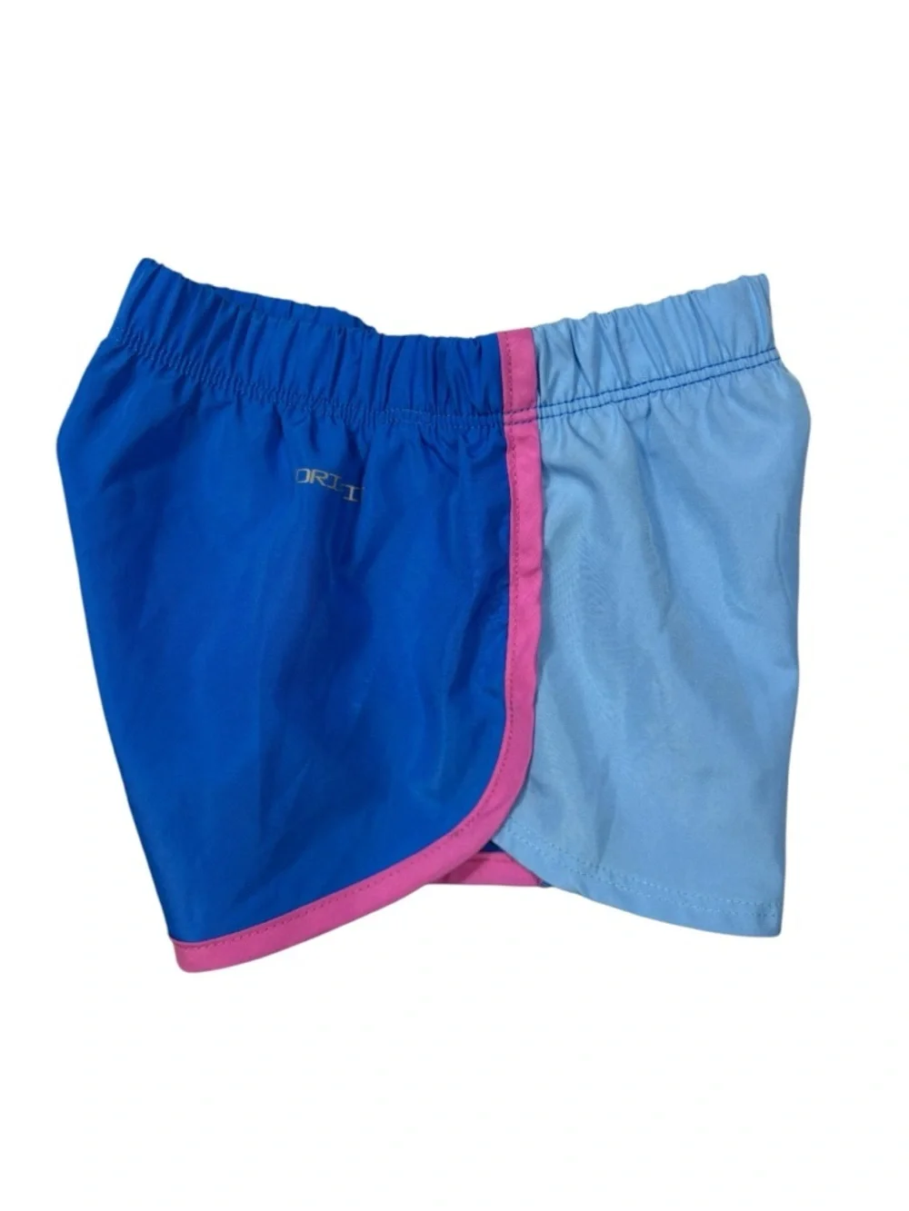 Nike Just Do It Pink Dri-Fit Tee with Blue & Pink Shorts - Picture 7 of 12